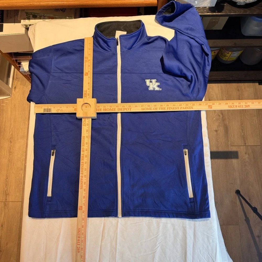 Kentucky Wildcats Champion Brand Jacket Blue Full Zip Men's Vintage‎ Size XL